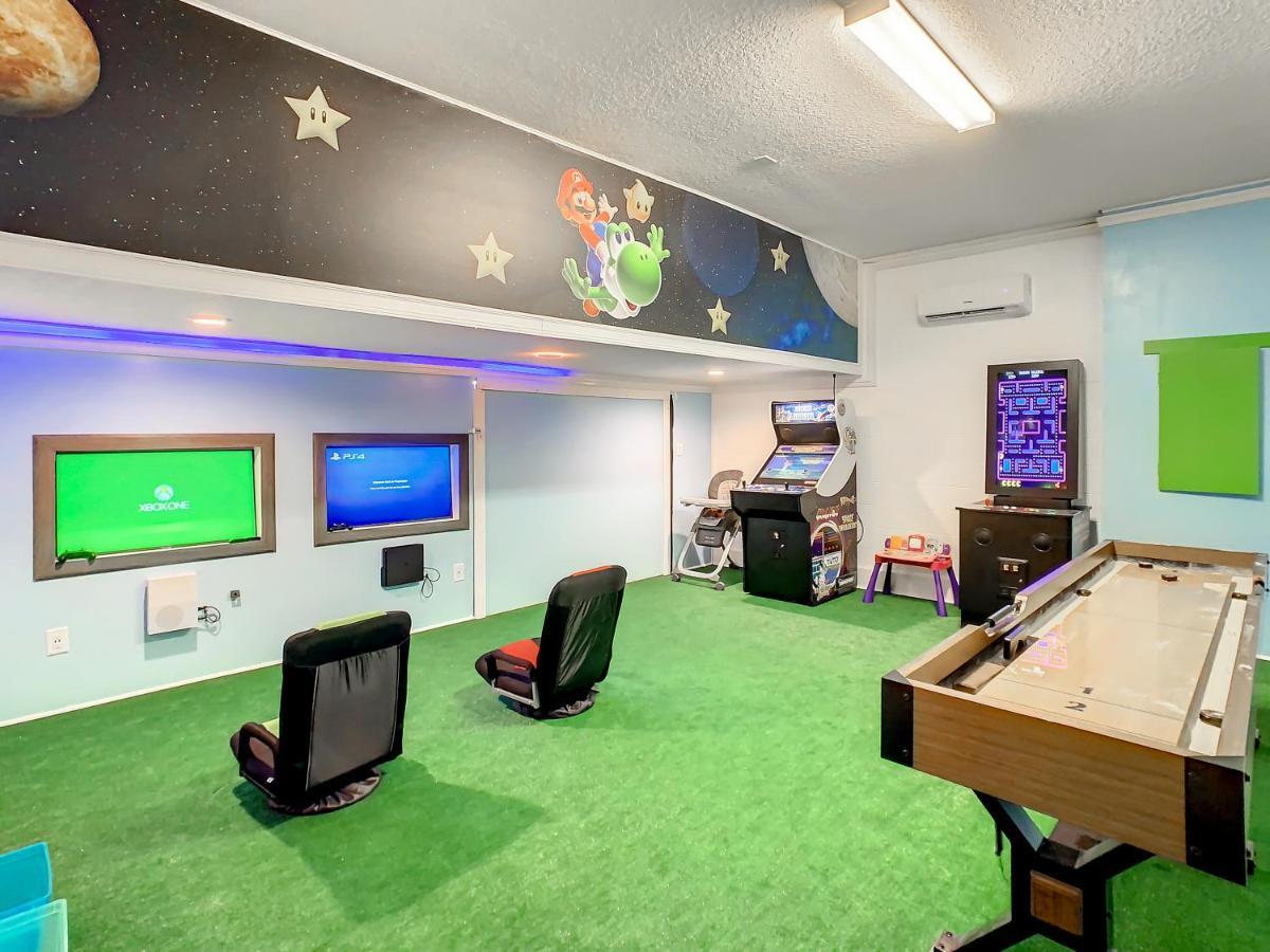 7 Bdr Family Themed Home With Mario Games Room And Free Pool Heat 奥兰多 外观 照片